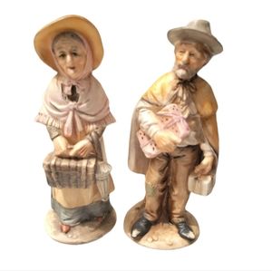 PAIR VINTAGE NORLEANS JAPAN PORCELAIN FIGURINES